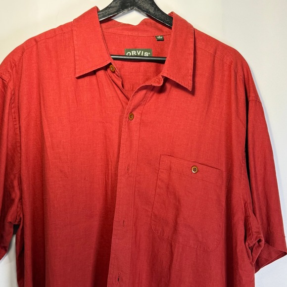 Orvis Hemp Blend Bowling Style Rust Mens XL Grandpacore - Picture 2 of 9